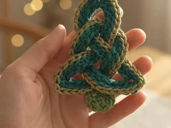 Celtic Knot Christmas Tree Crochet Pattern